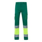 VL ZEUS. Pantalon stretch multipoches bicolore (240g/m²), en coton (46%), EME (38%) et polyester (16%) – Image 15