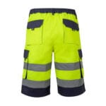 VL HADES. Bermuda bicolore multi-poches (210g/m²), en coton (20%) et polyester (80%) – Image 2