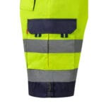 VL HADES. Bermuda bicolore multi-poches (210g/m²), en coton (20%) et polyester (80%) – Image 7