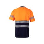VL BASTET. T-shirt piqué bicolore (150g/m²), en coton (55%) et polyester (45%) – Image 13