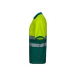 VL ACHELOUS. Polo piqué bicolore (150g/m²) à manches courtes, en coton (55%) et polyester (45%) – Image 13