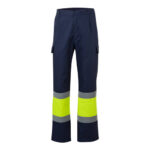 VL ARTEMIS. Pantalon bicolore en sergé (190g/m²), en coton (20%) et polyester (80%) – Image 3