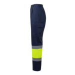 VL ARTEMIS. Pantalon bicolore en sergé (190g/m²), en coton (20%) et polyester (80%) – Image 4