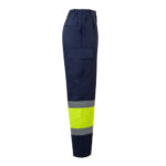 VL ARTEMIS. Pantalon bicolore en sergé (190g/m²), en coton (20%) et polyester (80%) – Image 5