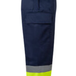 VL ARTEMIS. Pantalon bicolore en sergé (190g/m²), en coton (20%) et polyester (80%) – Image 6
