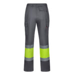 VL ARTEMIS. Pantalon bicolore en sergé (190g/m²), en coton (20%) et polyester (80%) – Image 9