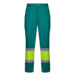 VL ARTEMIS. Pantalon bicolore en sergé (190g/m²), en coton (20%) et polyester (80%) – Image 11