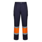 VL ARTEMIS. Pantalon bicolore en sergé (190g/m²), en coton (20%) et polyester (80%) – Image 17