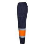 VL ARTEMIS. Pantalon bicolore en sergé (190g/m²), en coton (20%) et polyester (80%) – Image 19