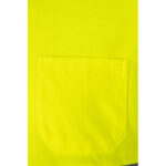 VL PLUTO. Polo piqué bicolore (150g/m²) à manches longues, en coton (55%) et polyester (45%) – Image 5