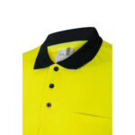 VL FORTUNA. Polo Bird-eye (140g/m²) à manches courtes, en polyester (100%) – Image 5