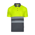 VL FORTUNA. Polo Bird-eye (140g/m²) à manches courtes, en polyester (100%) – Image 7