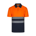 VL FORTUNA. Polo Bird-eye (140g/m²) à manches courtes, en polyester (100%) – Image 12