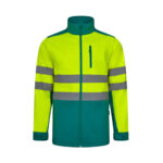 VL HESTIA. Veste soft shell bicolore (280g/m²), en polyester (96%) et élasthanne (4%) – Image 12