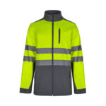 VL HESTIA LARGE. Veste soft shell bicolore (280g/m²), doublée polaire et membrane TPU, en polyester (96%) et élasthanne (4%) – Image 7