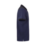 VL VELES. Polo piqué bicolore stretch (200g/m²), manches courtes, en polyester (96%) et élasthanne (4%) – Image 5