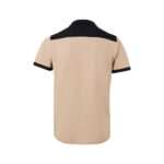 VL VELES. Polo piqué bicolore stretch (200g/m²), manches courtes, en polyester (96%) et élasthanne (4%) – Image 20