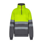 VL THOR LARGE. Sweatshirt bicolore (300g/m²) en polyester éponge (100%) – Image 6