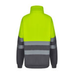 VL THOR LARGE. Sweatshirt bicolore (300g/m²) en polyester éponge (100%) – Image 2