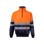 VL THOR LARGE. Sweatshirt bicolore (300g/m²) en polyester éponge (100%) – Image 12