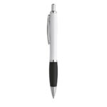 MOVE BK. Stylo à bille en ABS blanc avec clip en métal – Image 3