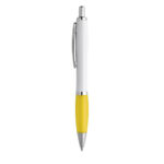 MOVE BK. Stylo à bille en ABS blanc avec clip en métal – Image 7
