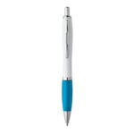 MOVE BK. Stylo à bille en ABS blanc avec clip en métal – Image 11