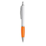 MOVE BK. Stylo à bille en ABS blanc avec clip en métal – Image 12