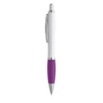 MOVE BK. Stylo à bille en ABS blanc avec clip en métal – Image 14