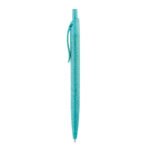 CAMILA. Stylo à bille en fibre de paille de blé et ABS avec clip – Image 6