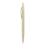 CAMILA. Stylo à bille en fibre de paille de blé et ABS avec clip – Image 9