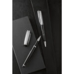 ORLANDO. Set de stylo et de roller en métal avec clip – Image 3
