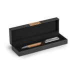CORK. Stylo à bille en liège et métal avec mécanisme twist – Image 2