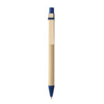 NAIROBI. Stylo à bille en papier kraft et clip en bois – Image 2