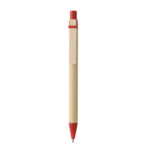 NAIROBI. Stylo à bille en papier kraft et clip en bois – Image 5