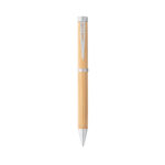 LAKE. Stylo en bambou avec mécanisme twist et clip en métal – Image 2