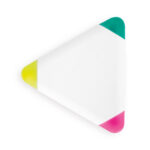 TRIAN. Surligneur en PP en forme de triangle avec 3 couleurs – Image 3