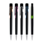 BRIGT. Stylo à bille avec finition métallique