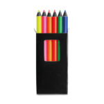 MEMLING. Boîte à crayons avec 6 crayons de couleur – Image 4