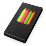MEMLING. Boîte à crayons avec 6 crayons de couleur – Image 3