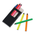 MEMLING. Boîte à crayons avec 6 crayons de couleur – Image 5