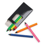 MEMLING. Boîte à crayons avec 6 crayons de couleur – Image 7