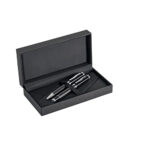 CHESS. Kit roller et stylo à bille en métal et fibre de carbone avec mécanisme twist – Image 4