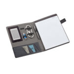 RIORDAN. Porte-documents A4 A4 en simili lin et PU. Feuilles lignées – Image 4