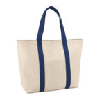 VILLE. Sac en toile 100% coton avec poche frontale et intérieure (280 g/m²) – Image 2