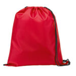 CARNABY. Sac à dos 210D avec cordons de serrage noirs – Image 4