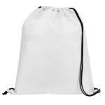 CARNABY. Sac à dos 210D avec cordons de serrage noirs – Image 5