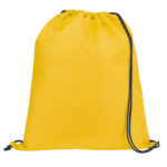 CARNABY. Sac à dos 210D avec cordons de serrage noirs – Image 6