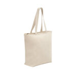 HACKNEY. Sac 100% coton avec fermeture éclair (280 g/m²) – Image 3