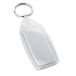 BELAIR. Porte-clés PS transparent en forme rectangulaire – Image 3